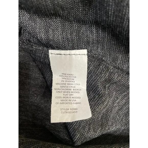 Forgotten Grace Brushed Hacci Pullover Tunic Top Sz LARGE in Dark Charcoal NWT - Picture 7 of 7